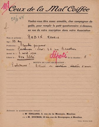 Archives Municipales de Moulins 5 H 81
