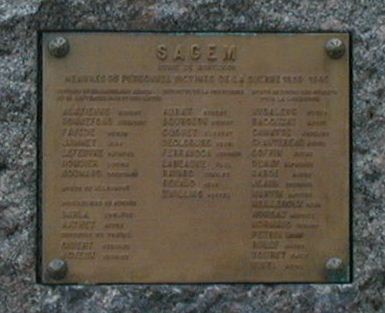 Plaque SAGEM